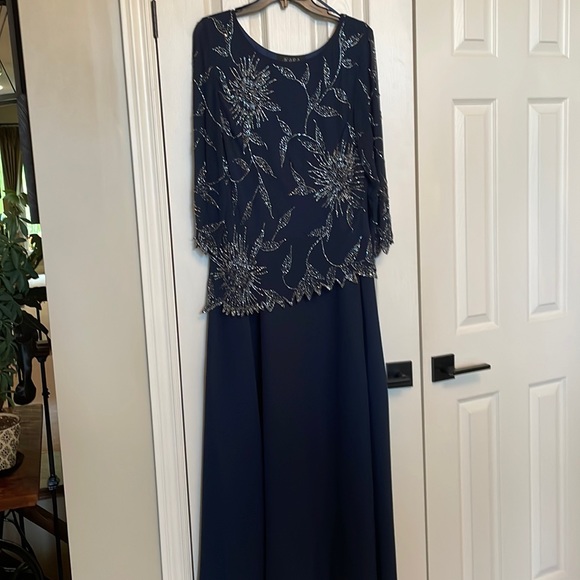 J Kara beaded formal gown - Picture 3 of 9